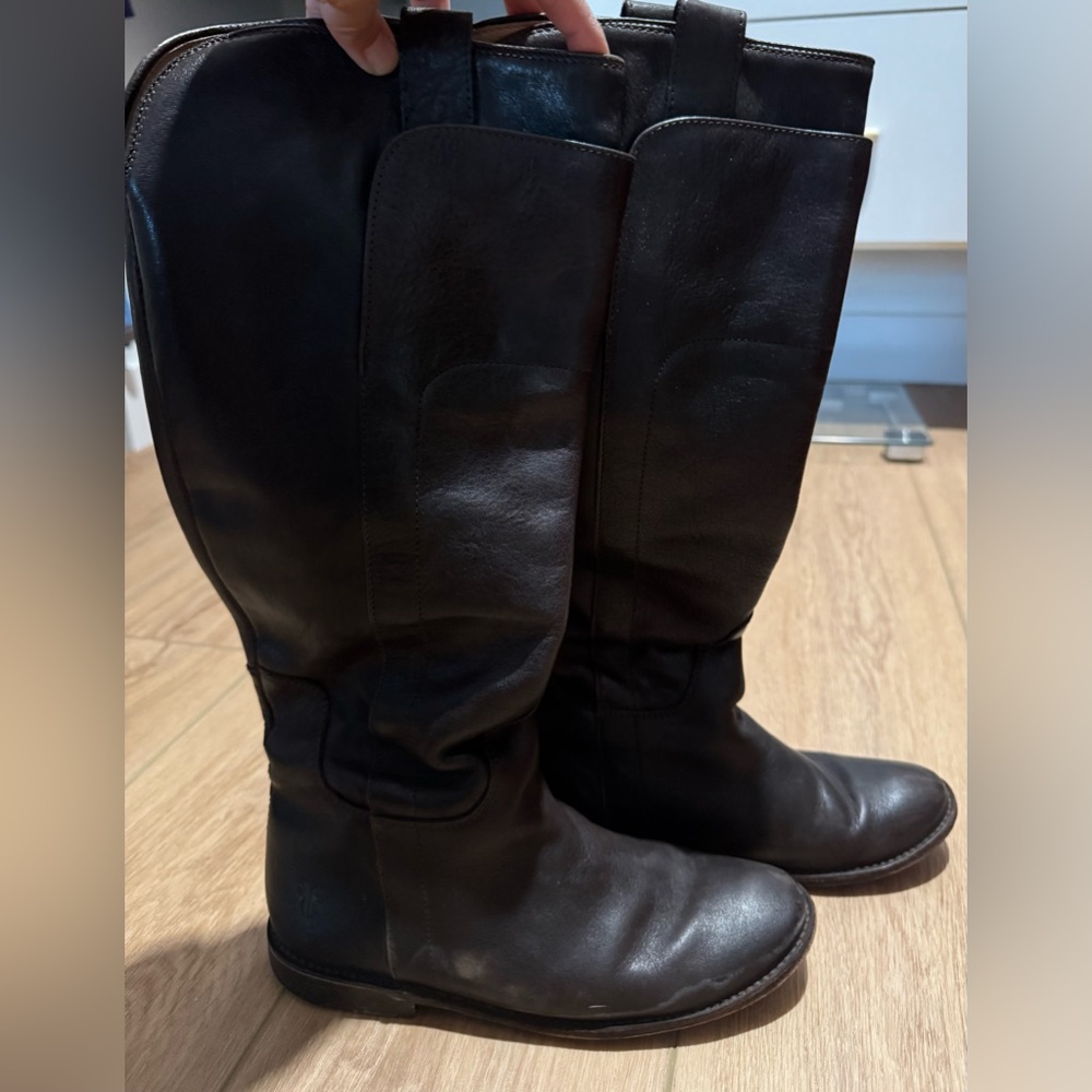 Frye Women's Paige Leather Tall Riding Boots